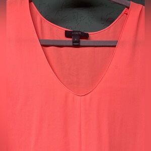 J.Crew | Sleeveless Coral Top Size 0 Plus